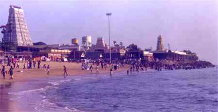 Tiruchendur Devasthanam and seashore